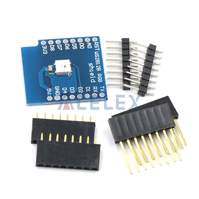 WS2812B RGB SHIELD for WeMos D1 mini BMP180
