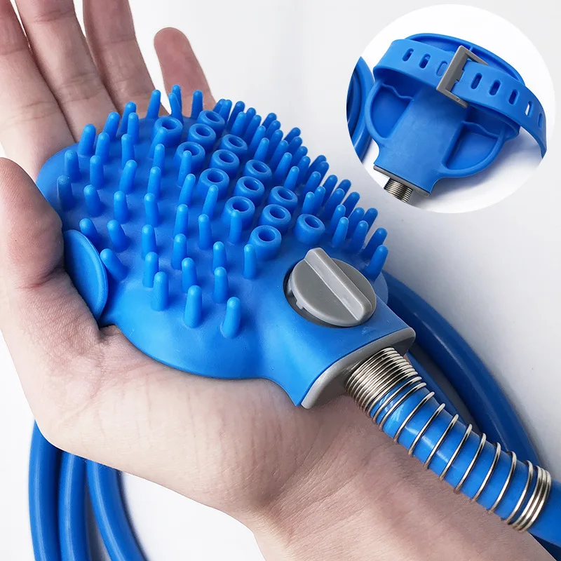 2025 Factory Directly Wholesale Custom Pet Grooming Supplies Pet Dog Cat Rubber Massage Shower