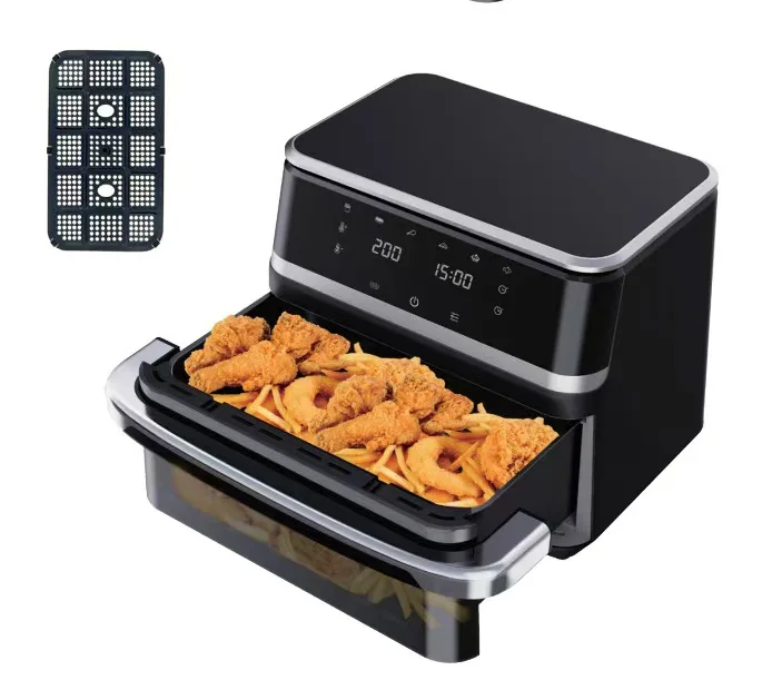 New Design Multi-function Electric Air Fryer Steam Oven 12L Capacity Plastic Plus Stainless Steel Household Outdoor