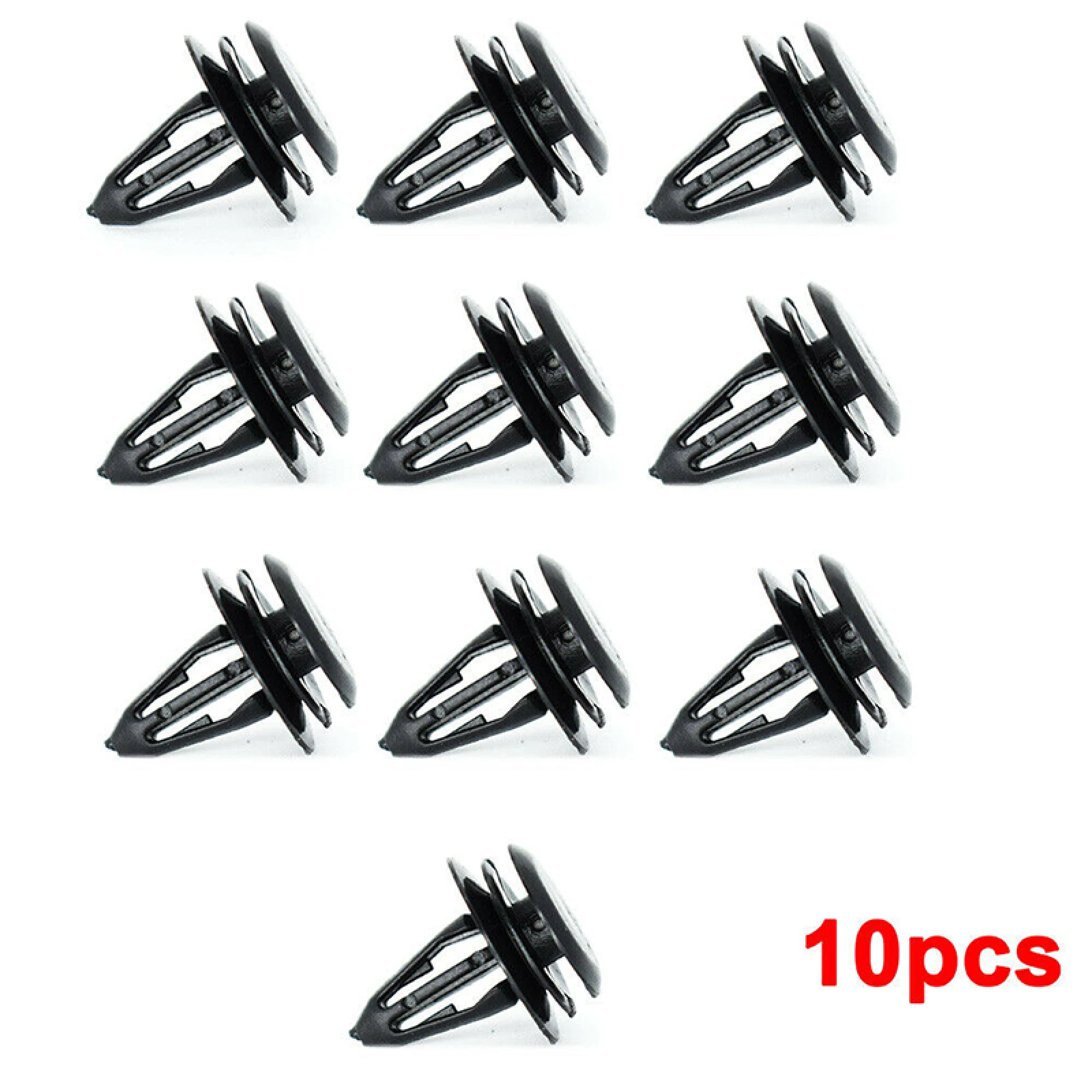 

10Pcs Cord Clips For MG ZS MG3 Plastic Black 10116060Rear Boot Load Cover Parcel Shelf String Cord Clips Retainer Car Accessory