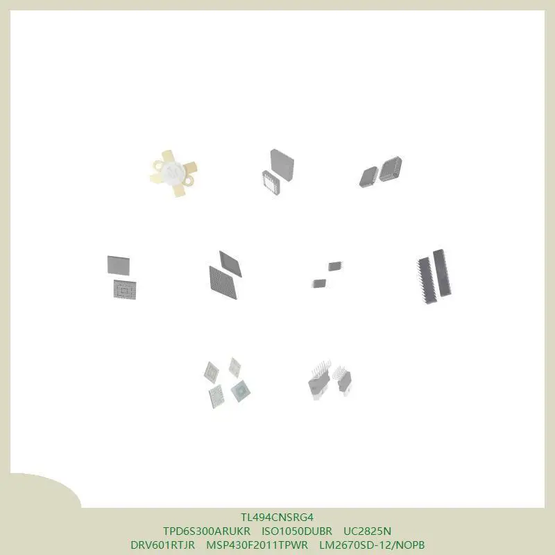 

TL494CNSRG4 TPD6S300ARUKR ISO1050DUBR UC2825N DRV601RTJR MSP430F2011TPWR LM2670SD-12/NOPB