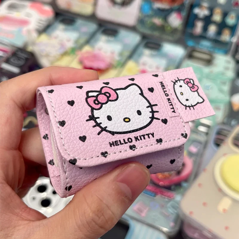 

Sanrio Hello Kitty Headphone Cover Cartoon Anime Anti-drop Leather bag Suitable for Airpods 1, 2, 3, Pro 2, Pro2 Holiday Gift