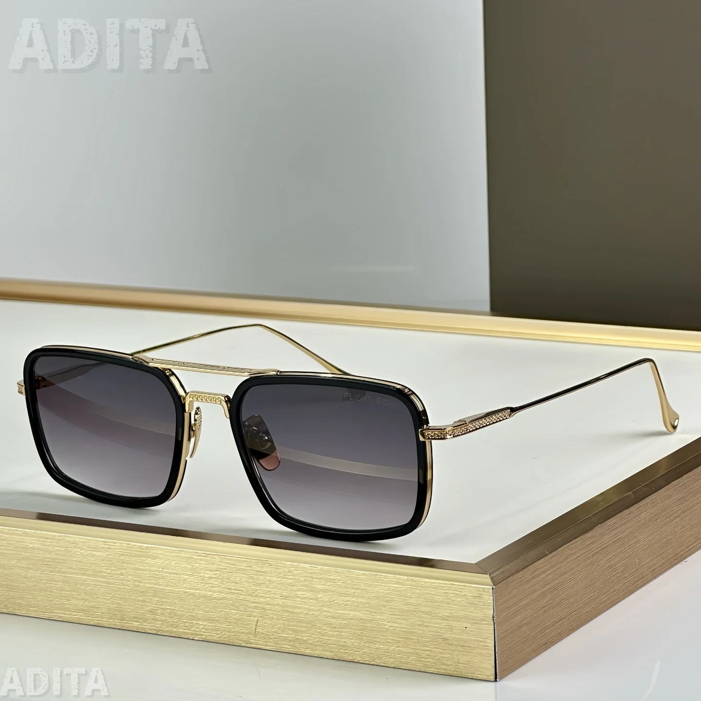 

ADITA FLIGHT 008 DT008 Top Quality Sunglasses for Men Classic Women Luxury Brand Designer Fashion sun glasses UV400 With box