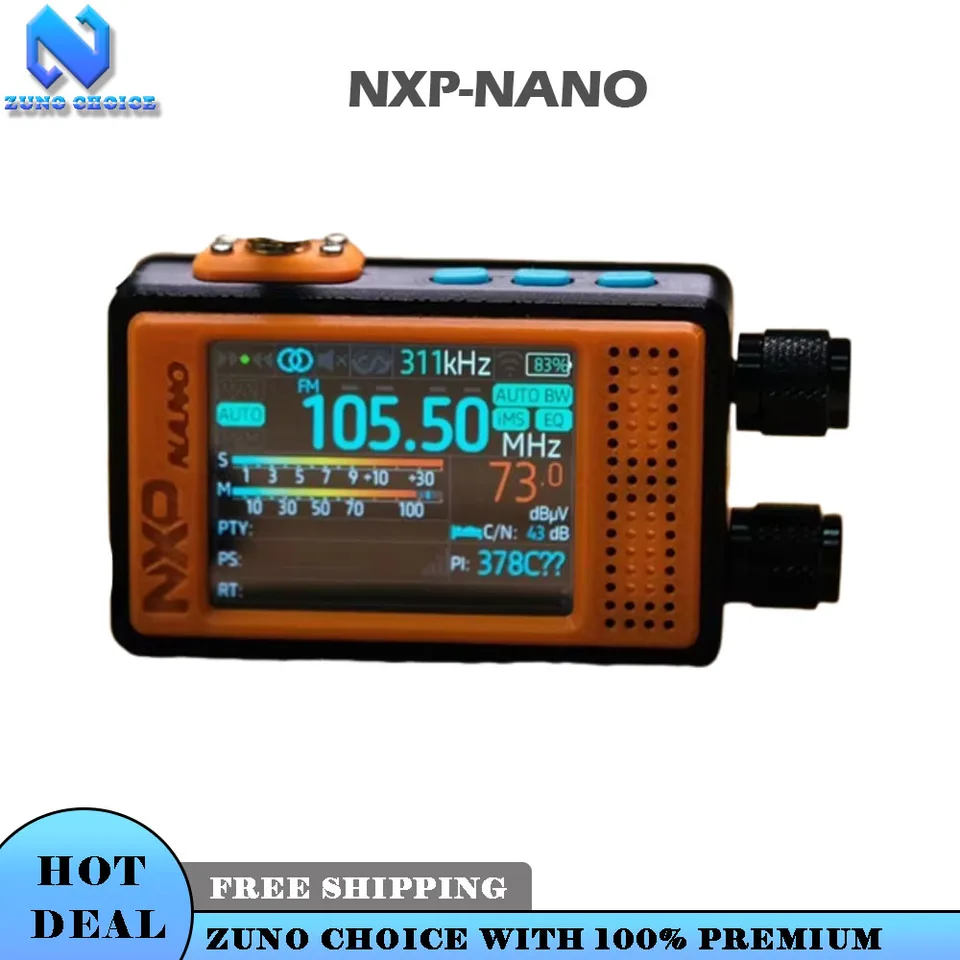 値下げしました！新古品！本格派 ポテンツァ ◽︎ナノニードルからラジオ波 NXP-NANO ポータブル 65-108MHz FM ラジオ受信機 TEF6686+ESP32 メイン