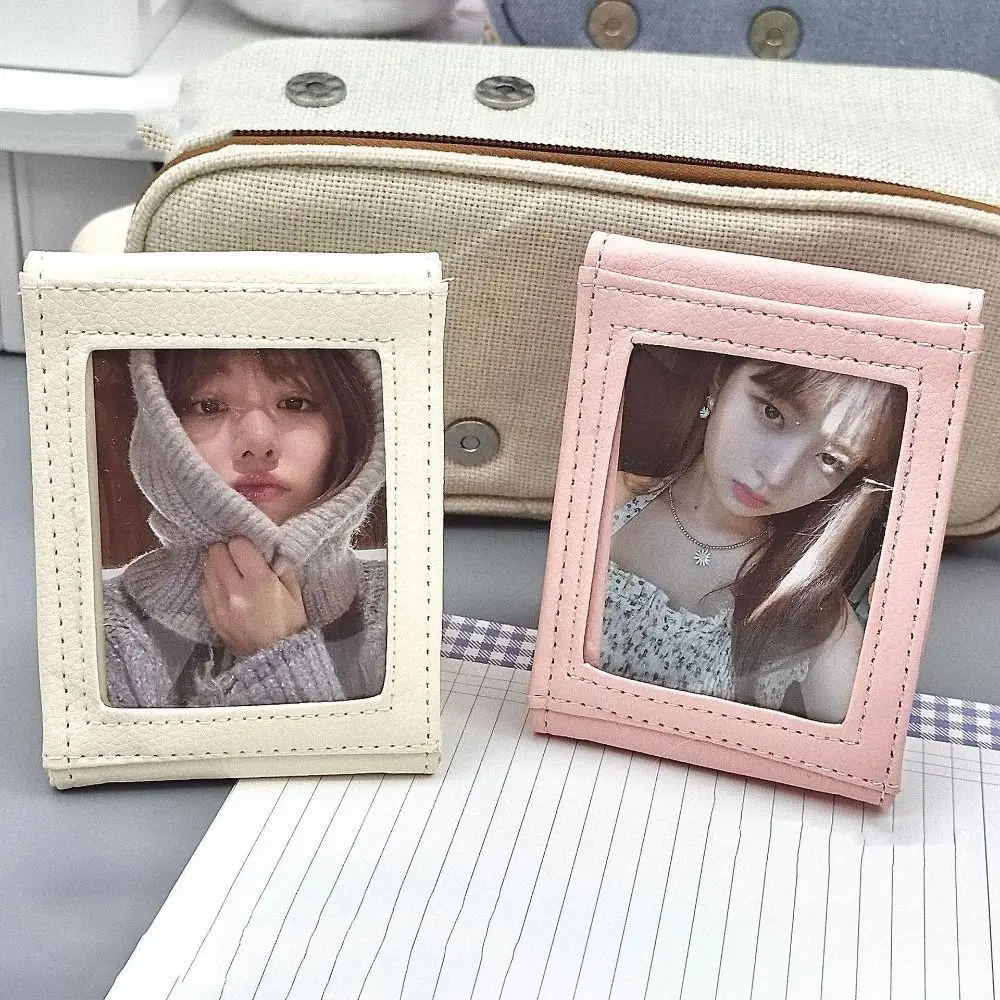 Solid Color Large Capacity Pencil Case Simplicity Design Korean Fashion Stationery Bag Large Capacity Scrapbook Pen Organizer