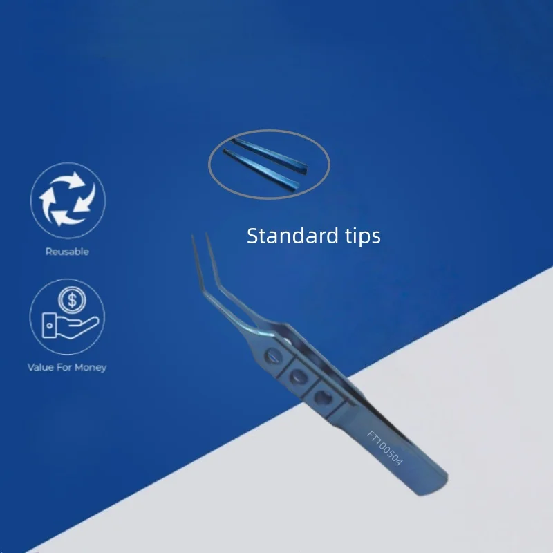 眼科用器具 角度付きノッチ付き鉗子