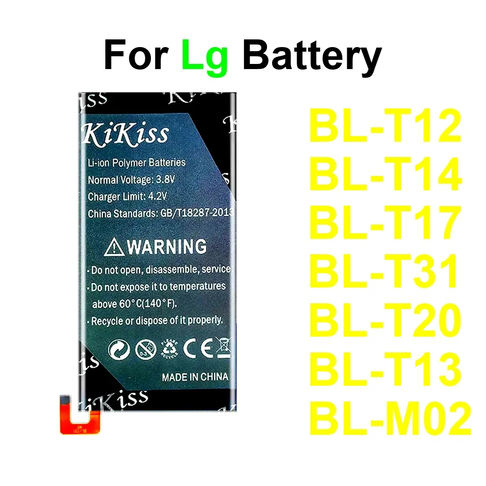 

Tablet Battery Reliable Power BL-T13 BL-T14 BL-T31 3550-12000Mah For LG G Pad 10.1" F F2 X 5 7.0 8.0 8.3 10.1