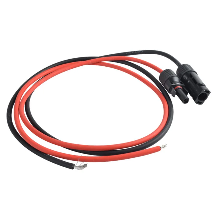 Customized PV MC Cable Wear Resistant Photovoltaic Wire Outdoor Waterproof Solar System Connection Accessories