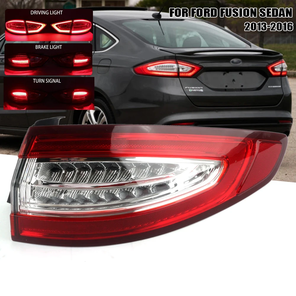 

Left/Right Side Tail Lamp For Ford Fusion Sedan 2013 2014 2015 2016 Rear Tail Light Brake Lamp with