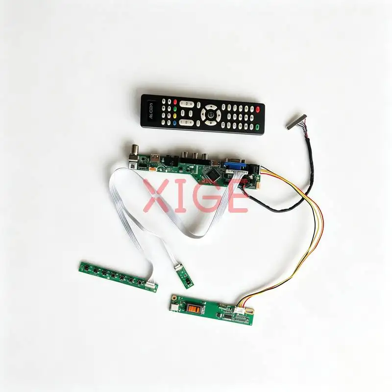 

Screen Drive Controller Board Fit HV150UX1 HSD150PU1 ITUX97 IAUX14 USB+AV+VGA+HDMI 30Pin LVDS 1600*1200 1-CCFL 1600x1200 Kit DIY