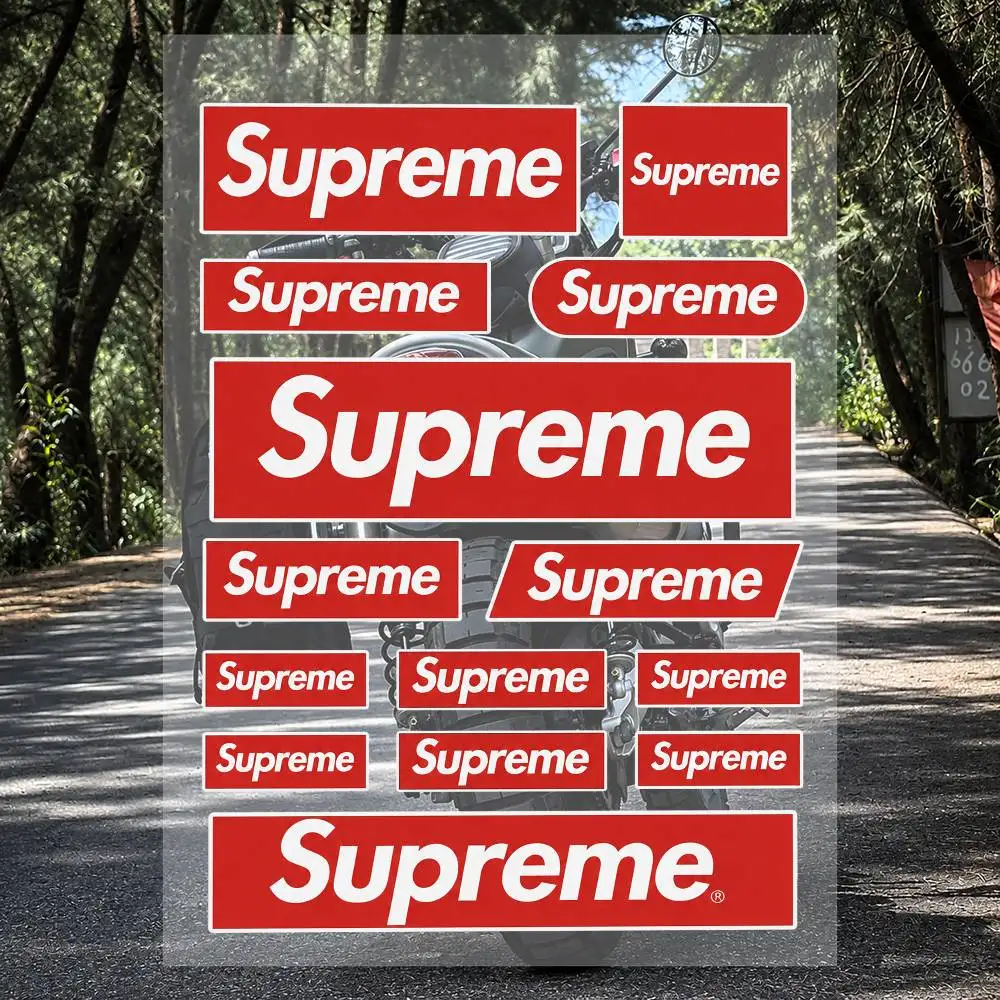 Image of A-A-supreE-me-E Anime-Aufkleber-Set Wasserdichte Vinyl-Aufkleber für Laptop, Handyhülle, Helm, Motorrad, Skateboard, Auto, Gepäck