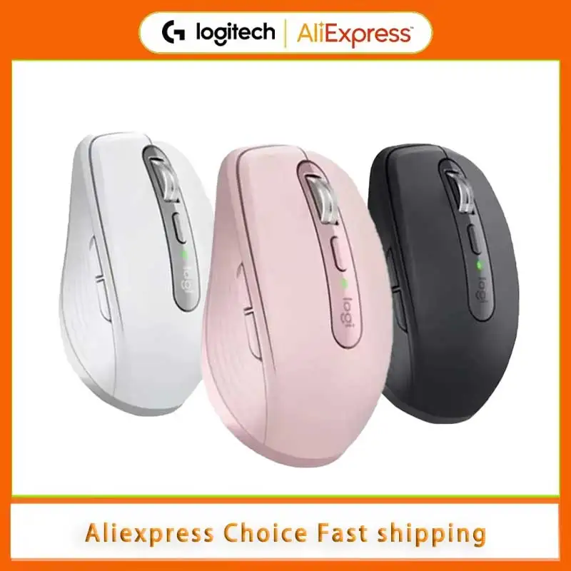 Logitech MX Anywhere 3S kabellose Bluetooth-Maus, 8000 DPI, MagSpeed, SmartShift,