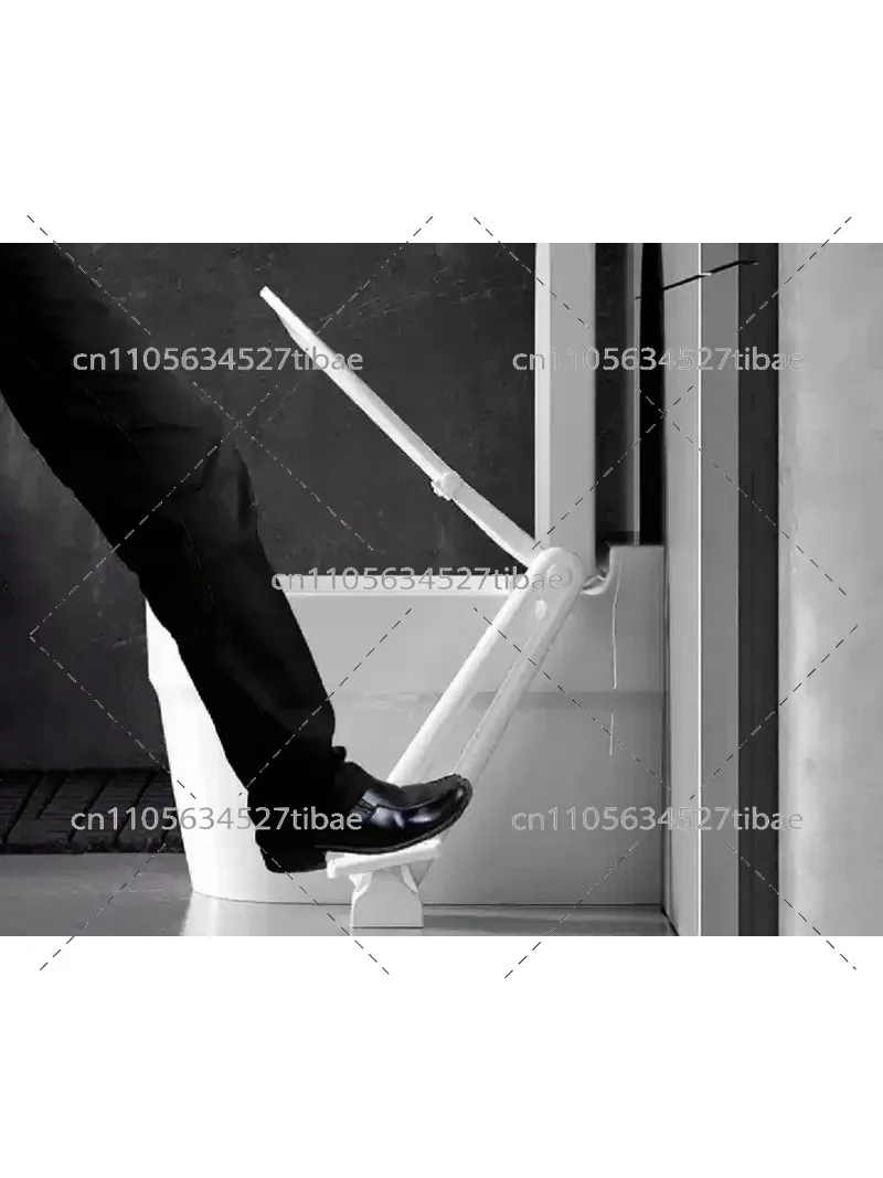 Foot-Operated Toilet Seat Lifter Hands Free Flip Up Device for Bathroom Home Use