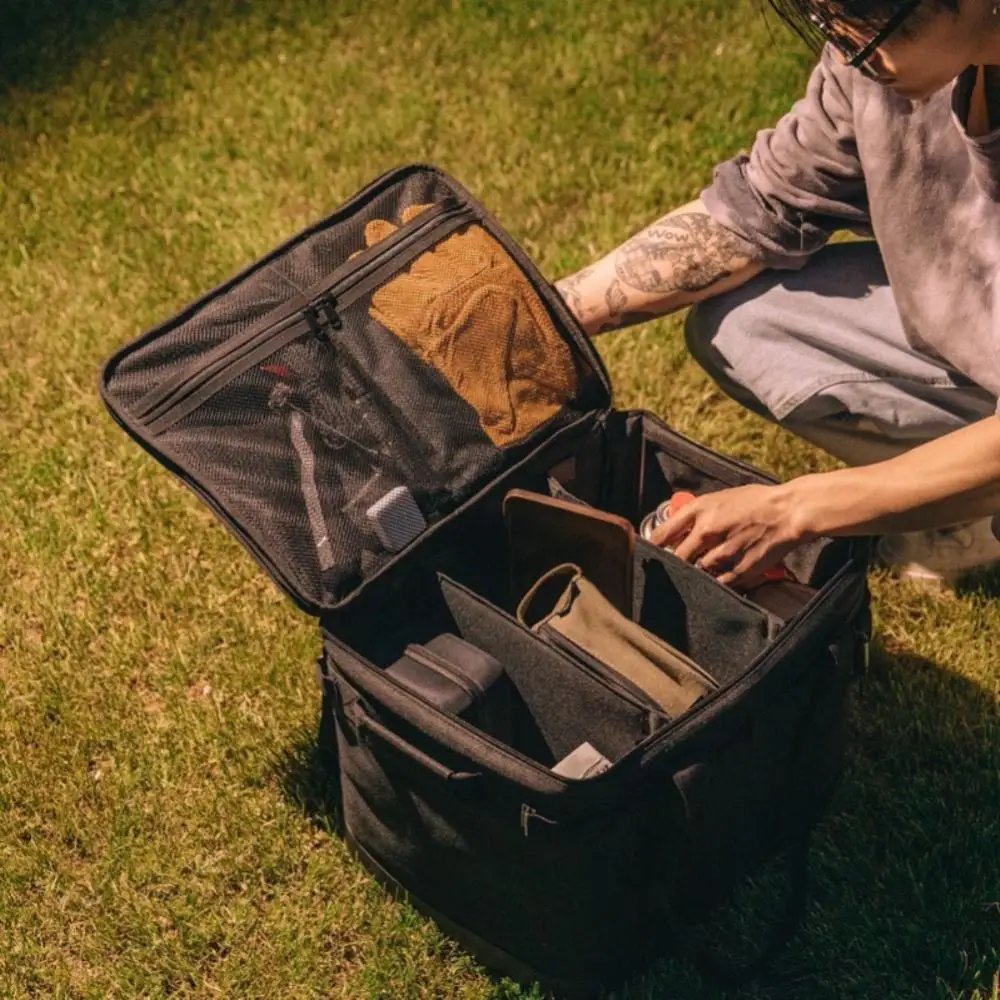 Outdoor  Camping Storage Bag  Meal Large Storage Lamp Tableware Bag  Tool Picnic Camp Travel Bag