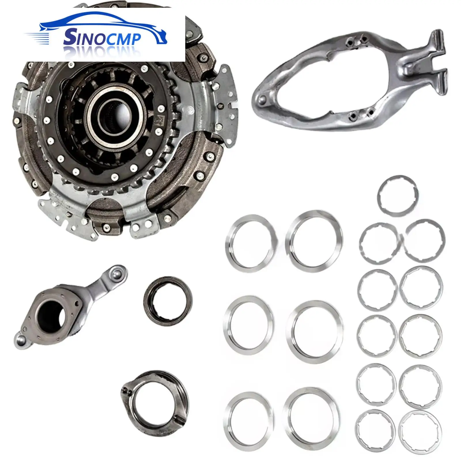 

1 комплект, 7-скоростная муфта с двойной коробкой передач DSG DQ200 0AM198140 0AM198141P 6020006000 WHT005518 для VW Jetta Audi A3 1.2T 1.4T 1.8T