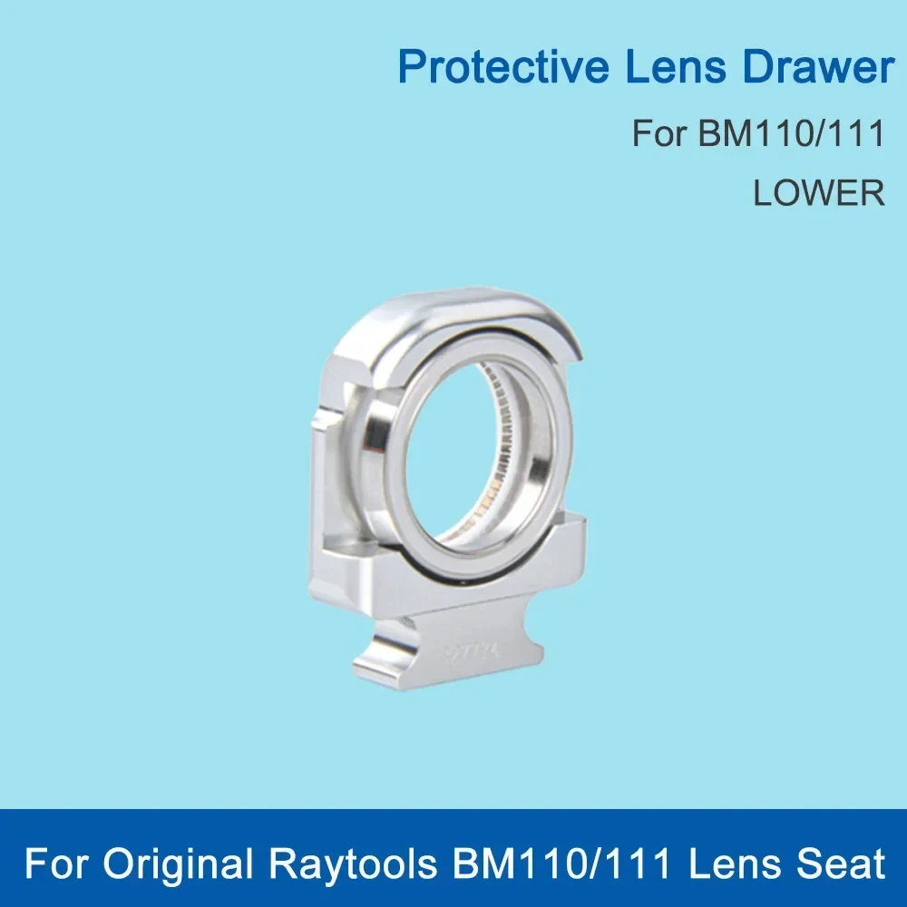 

Raytools Lower Protective Lens Windows Drawer 27.9*4.1 Lens Base Seal Ring Spare Parts For B110 BM111