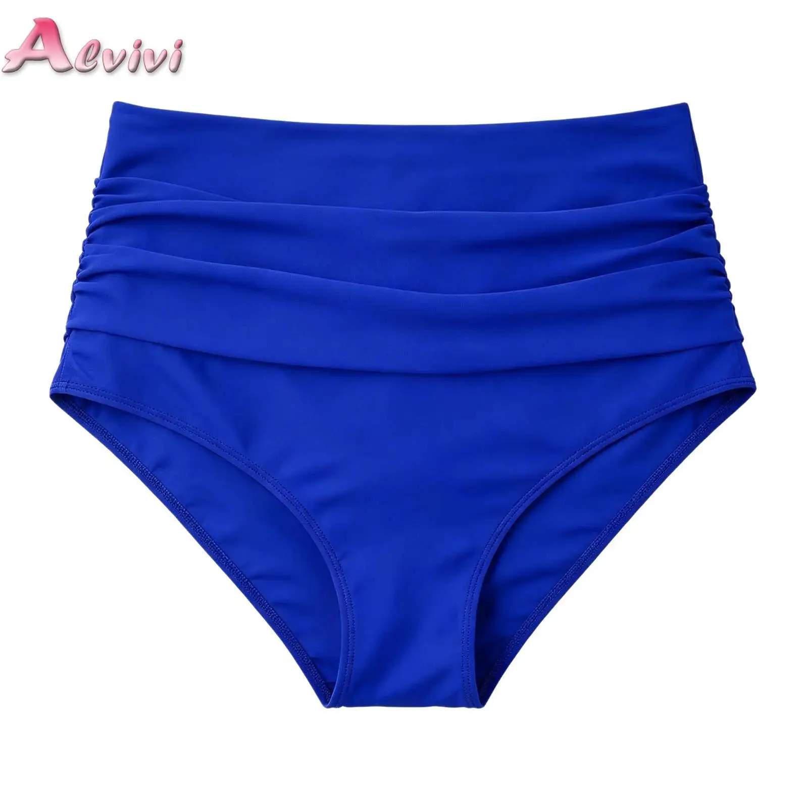 Girls Ruched Bikini Briefs Swim Briefs Swim Trunks Swimwear Bottoms Beach Holiday Pool Sport Water Park Bathing Suit Panties