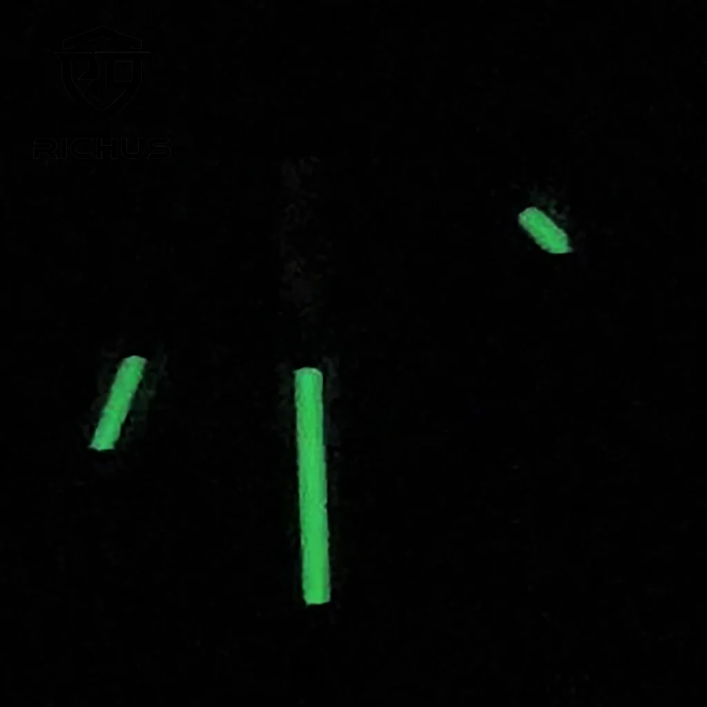 قرص ساعة ريتشوس 32 ملم مع عقارب مضيئة تناسب NH39 ملحقات ساعة الحركة