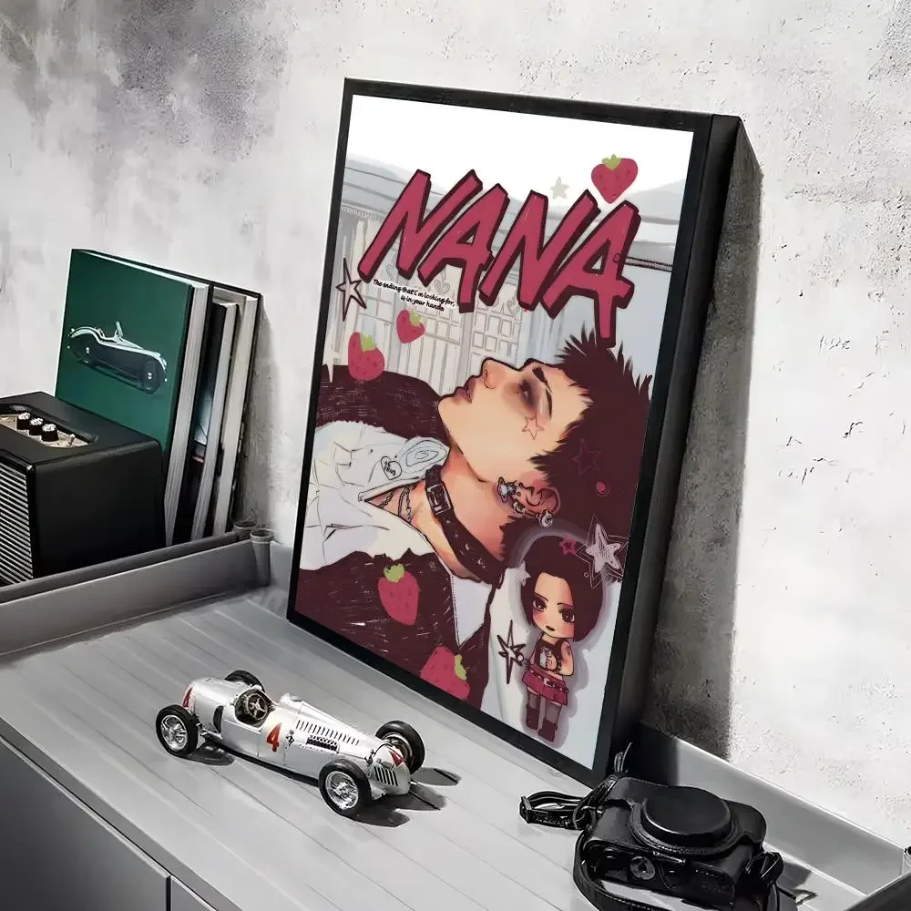 Anime N-Nana klassisches Poster, dekorative Wandkunst, Aufkleber, Wandbild, Fotodruck für Zuhause, Wohnzimmer, Flur, Dekoration – Detail 19