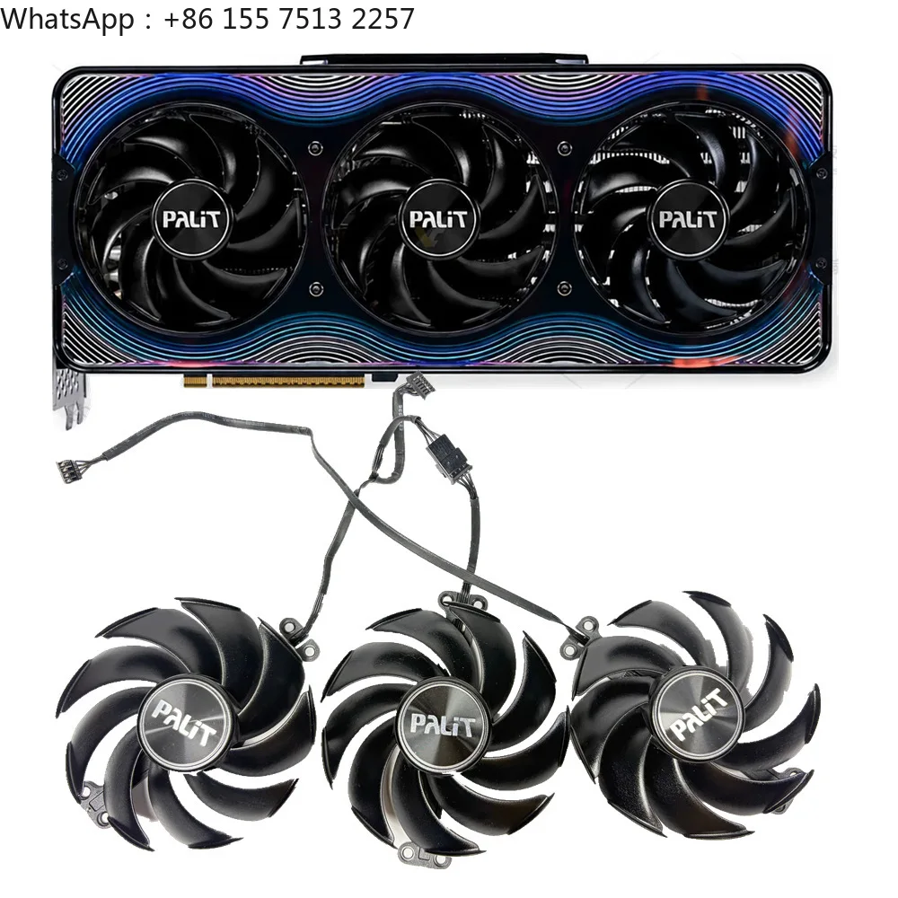 Suitable for PALIT Tongde RTX5090 graphics card cooling fan original double ball silent temperature control
