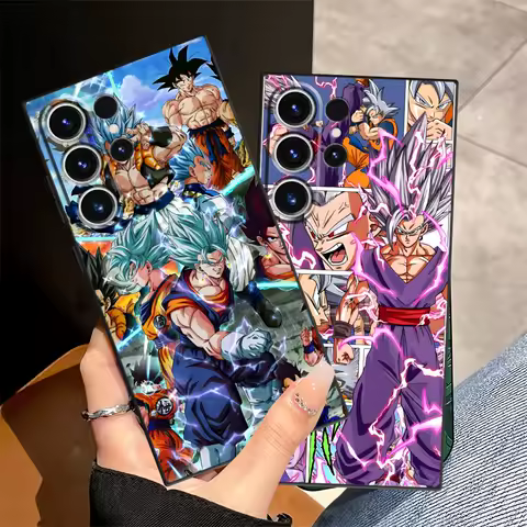 Dragon Ball Powerful Goku Soft Funda Back Phone Cover Case for Samsung Galaxy S21+ S22 Plus S21 S23 FE S25+ S24+ S24 S25 Ultra