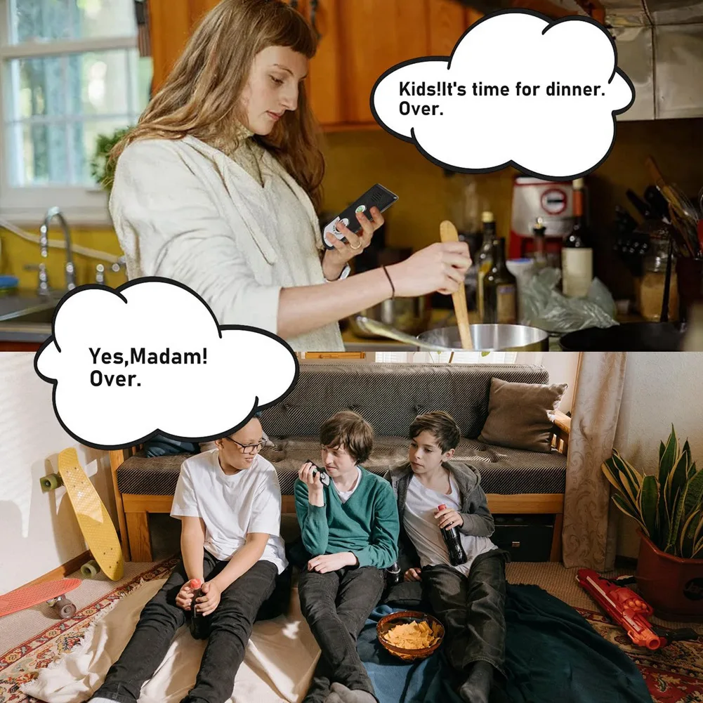 ABKN-Wireless Intercom Voice Monitor Reminder Smart Two-Way Intercom Suitable For Home  Hotel