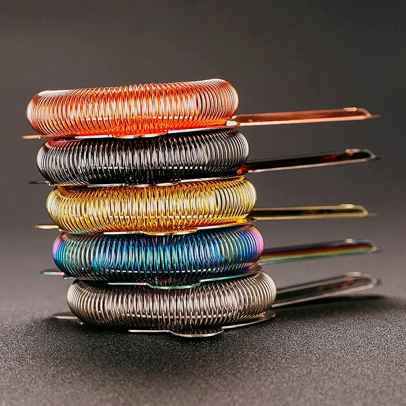 Picture 4: Silver/Copper/Gold Bar Cocktail Strainer Copper Plated Gold Plated New Ice Strainer Bar Tool Barware