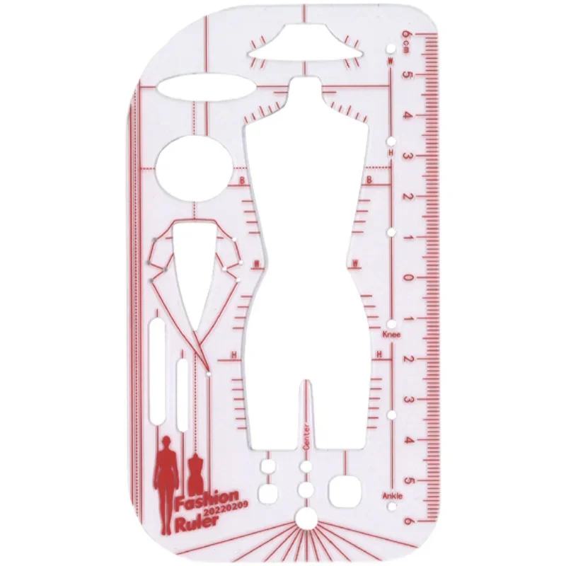 NEW Human Template Fashion Ruler Fashion Woman Body Model Ruler for Clothes Designer Tool