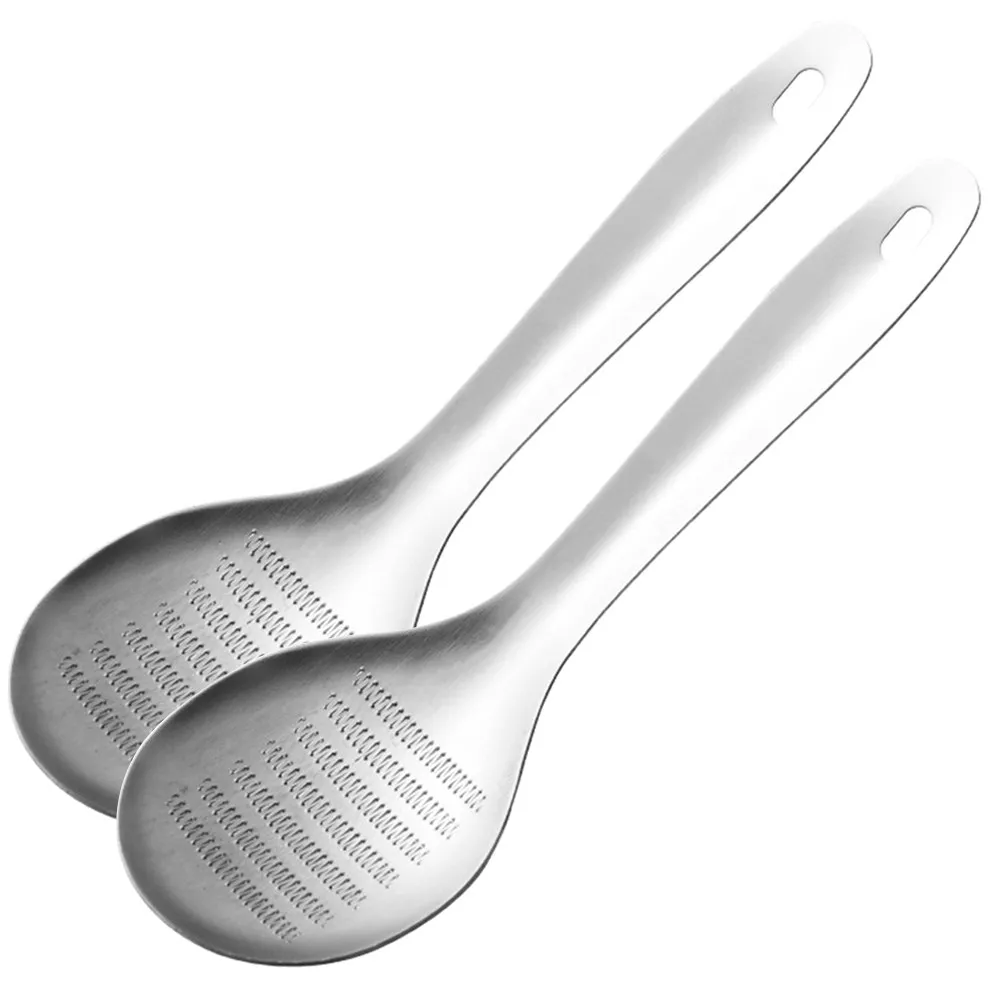 

2Pcs Stainless Steel Baby Food Grinder Spoon Multi-Function Kitchen Gadget for Garlic Ginger Mincing Home Baking Seasoning