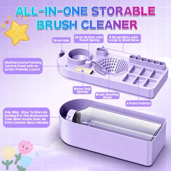 450ml Multifunctional Brush Cleaner 1