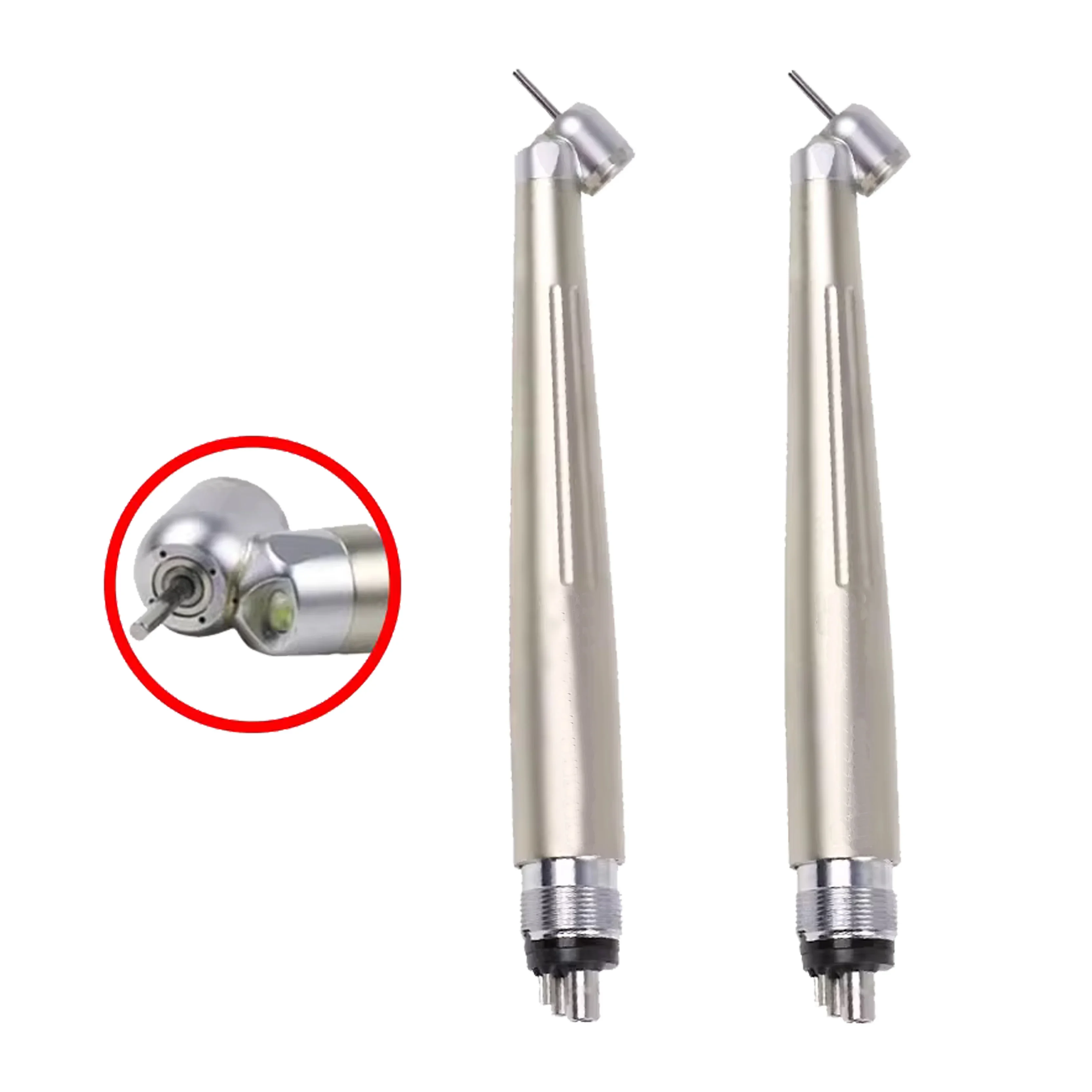 Hot selling de ntal handpiece 45 degree de ntal hand pieces straight portable high speed de ntal handpiece