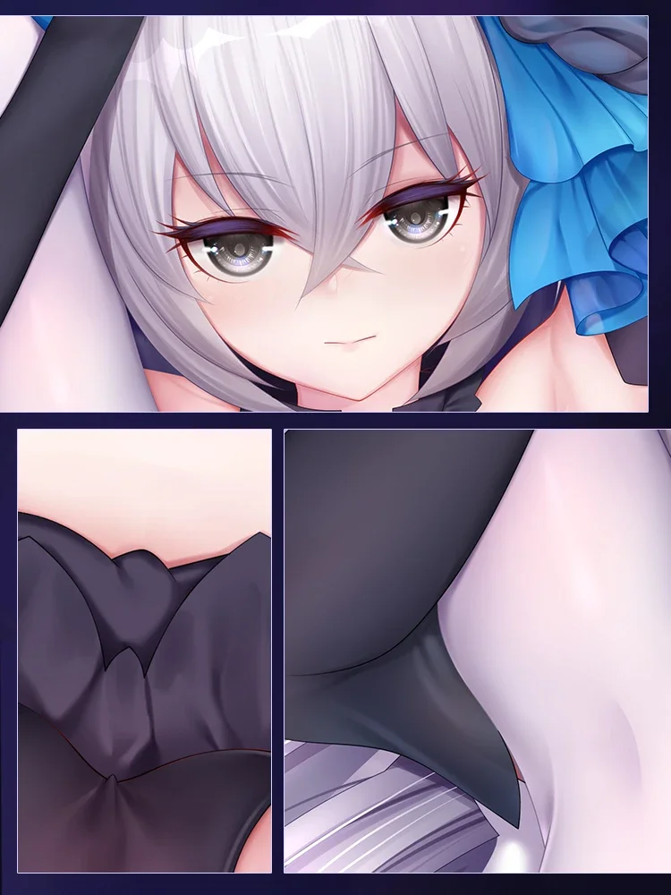 Bronya Dakimakura Honkai Impact Full Body Hugging Cushion Cover Sexy Pillow Case Pillowcase Home Otaku Bedding Decor Gift