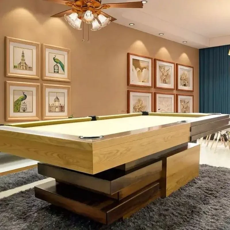 Luxury 7ft Oak Pool Table Custom Size American Billiard Game pool table with Snooker & Net Pocket