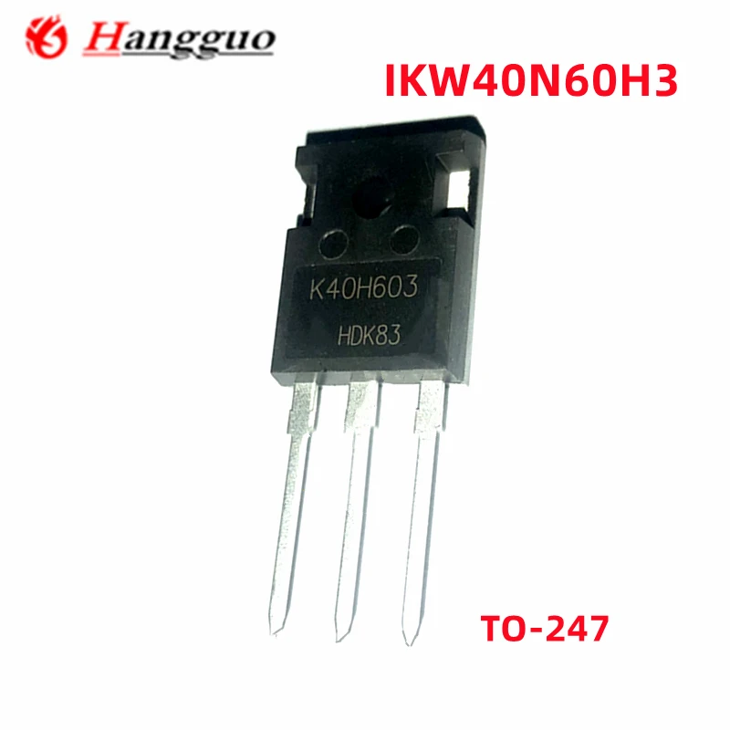 

10pcs/Lot Original IKW40N60H3 K40H603 TO-247 Converter With IGBT Tube 40A 600V