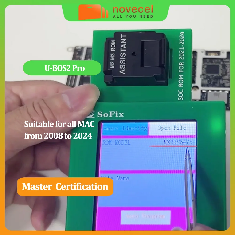 SOFIX U-BOS2 Pro مساعد البيانات لماك بوك 2008 إلى 2024 iMac MacBook Pro Air UEF BIOS قاعدة البيانات أدوات إصلاح النسخ الاحتياطي للقراءة والكتابة