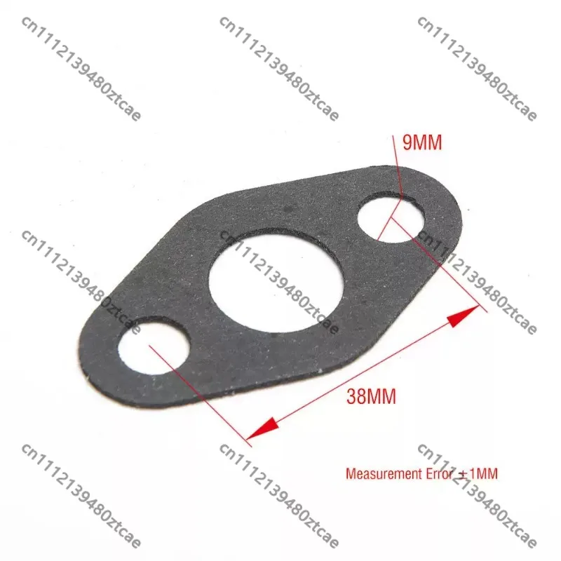 Auto Turbo Mod Accessories Turbo Return Oil Pipe Fitting Flange Asbestos Gasket 10Pcs Replacement Sealing Parts
