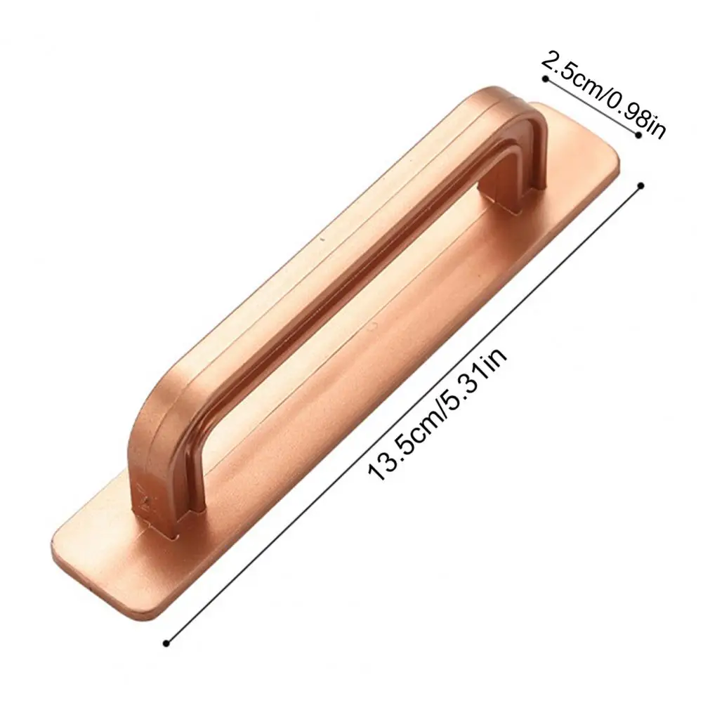 Damage-free Cabinet Handle Cabinet Handles with Adhesive Backing Ergonomic Grip Drawer Pulls No-drill Installation for Wardrobes