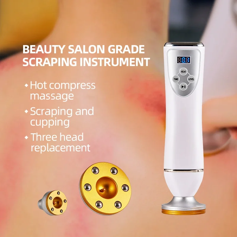 

Electric Scraping Massager Scraper Therapy Wave Pressure Body Relaxation Meridian Stimulate Acupoints Vacuum Copping Guasha Tool