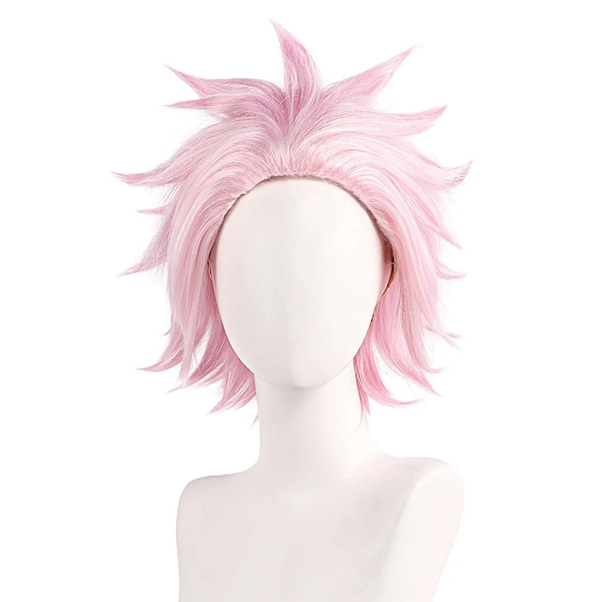 Men Anime Wind Breaker Kiryu Mitsuki Pink Wig for Comic Con Coser Party