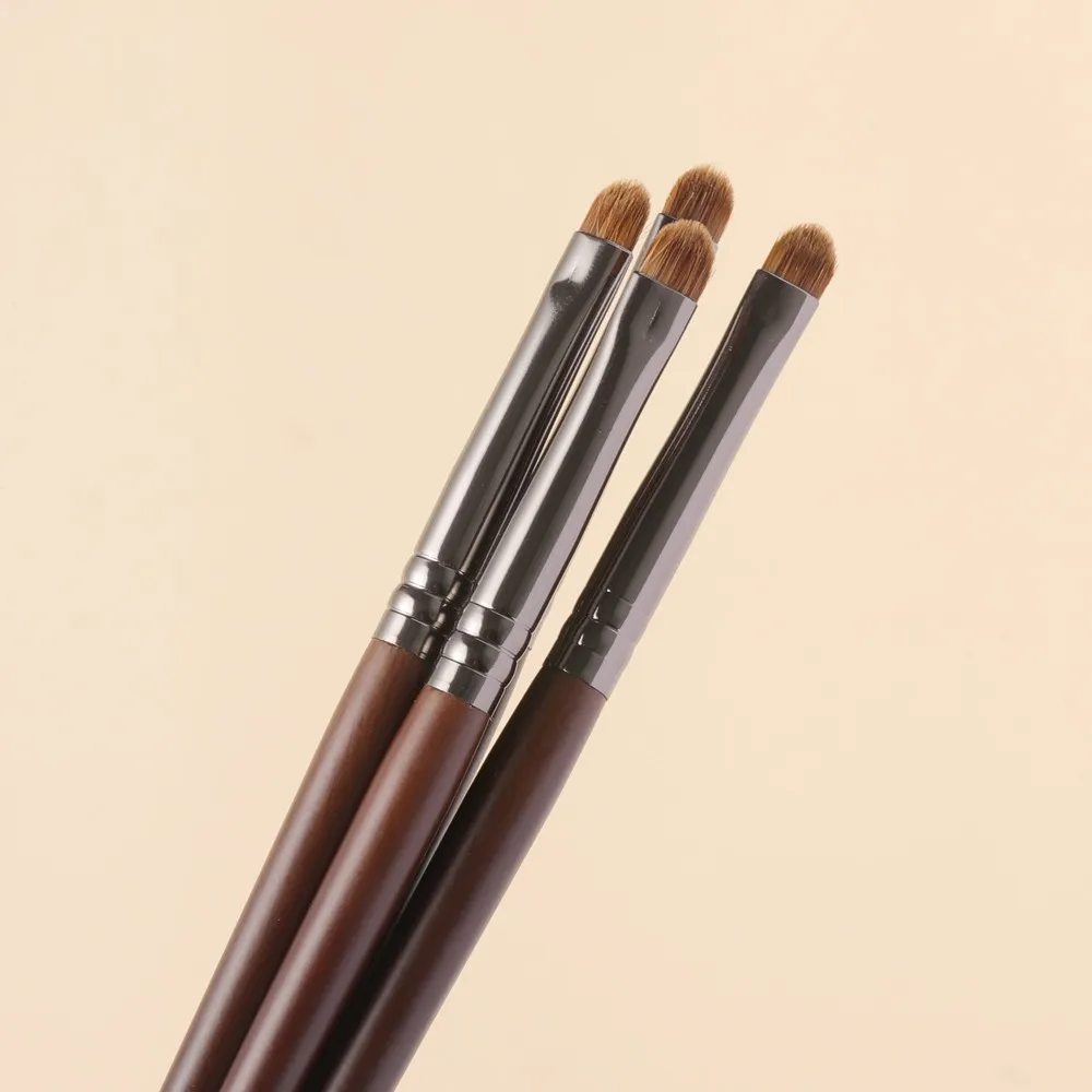 OVW 2PCS Makeup Brush Cosmetic Tool For Small Shade Eyelid Brush Pony Weasel Synthetic Make Up Brush