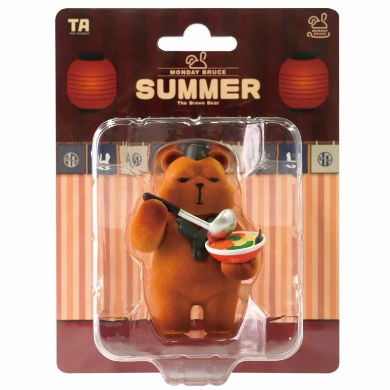 حقيقية الاثنين بروس كول الصيف شرب العمل سلسلة المشهد هدية الحلي شخصيات كرتونية المرآب جمع الديكور نموذج