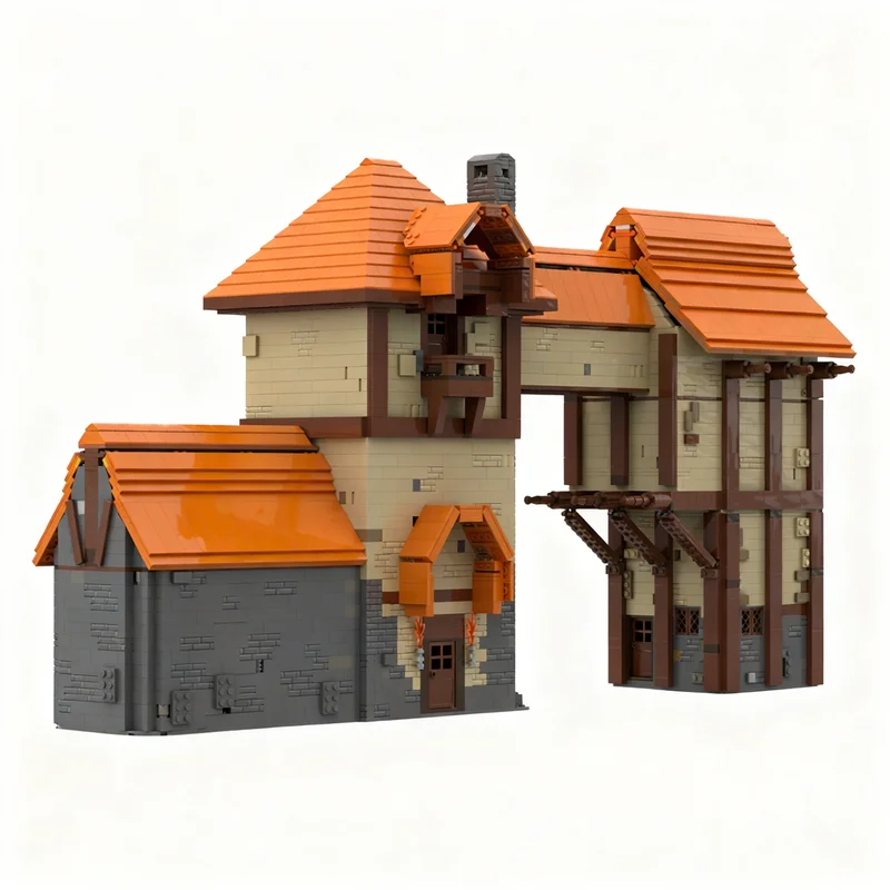 3961pcs MOC Castle Seyda Neen Morrowind Moc Model Building Blocks Toys Construction Christmas Gift Idea Brick Kids Education DIY