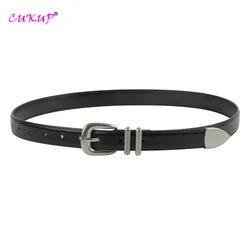 Broche en cuir véritable pour femme, structure noire, environnement féminin, largeur 2.3cm