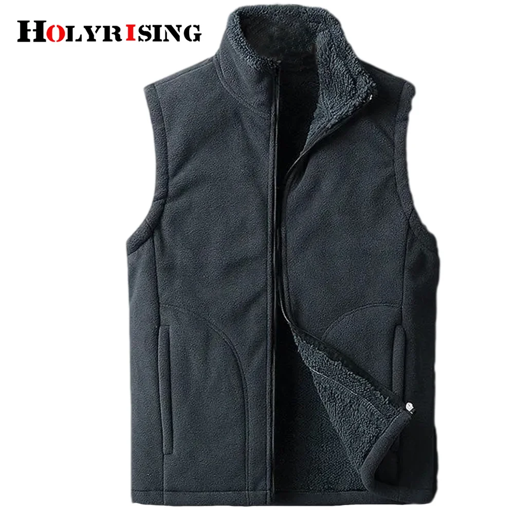 

8XL Men' Sleeveless Vest Jackets Winter Fashion wool vest Male Cotton-Padded Vests Coats Men Warm Waistcoats Clothing 19461