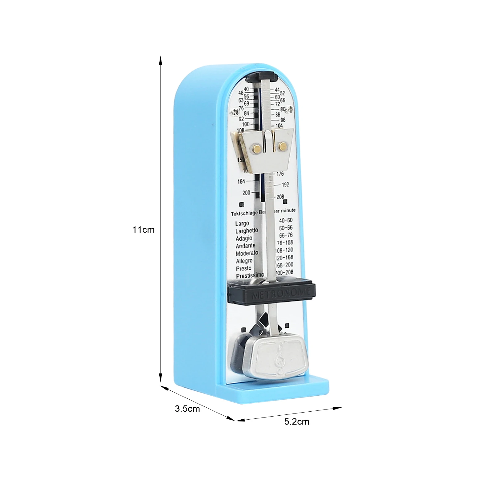 Mechanical Metronome Universal Metronome for Guitar Ukulele Music Instrument Universal Metronome High Precision Tempo Beginners