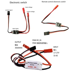 2/20/30A High Current Remote Control Electronic Switch 3.7-27V 3-30V 3-5V Aerial Model Plant Protection RC Drone Water Pump PWM