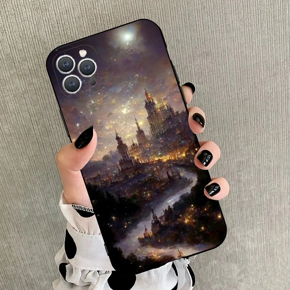 T-Throne Of Glass Phone Case For iPhone 15,14,13,12,11,Plus,Pro Max,XS,X,XR,SE,Mini,8,7 Soft Silicone Black Cover