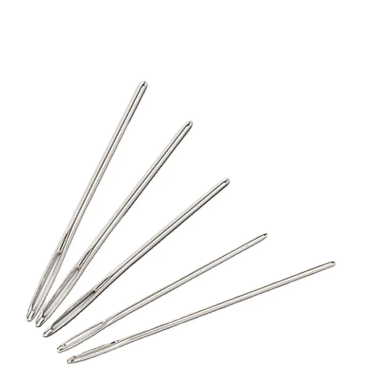 100Pcs/Lot Large Eye Needles Stainless Steel Hand Sewing Pins Home Tools DIY Sewing Crafts Household Sewing Accessories