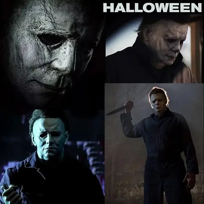 Halloween Maske Michael Myers Killer Maske Horror Cosplay Latex Horror Gruselige Masken Karneval Maskerade Party Kostüm Prop – Detail 1