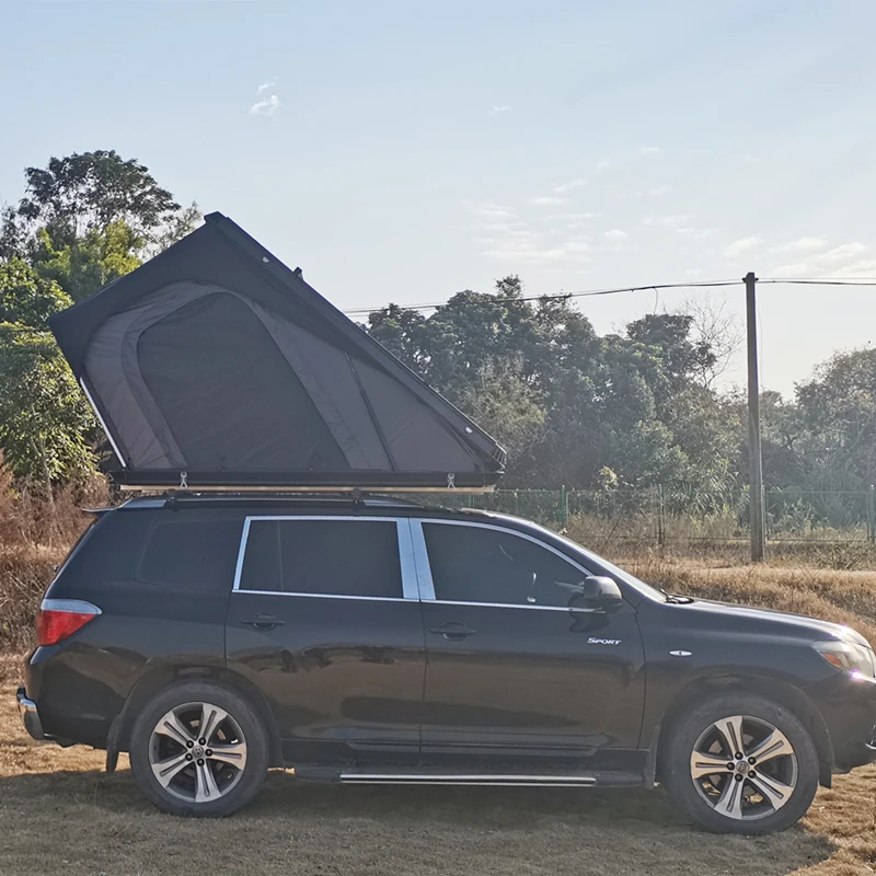 

JWG-006 Off Road Car Camping Rooftop Tent ClamShell Aluminum Triangle Hard Shell Roof Top Tent